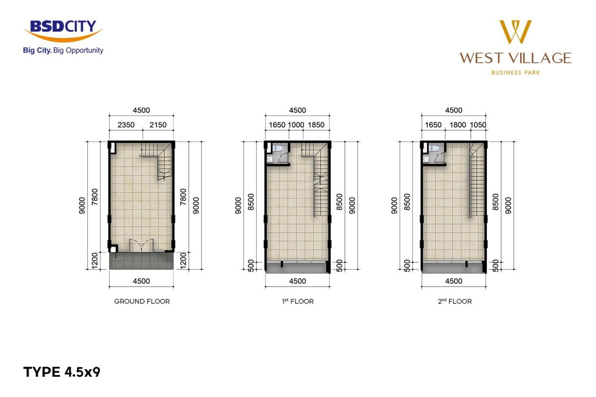 West Village BSD 2 Type Shophouse